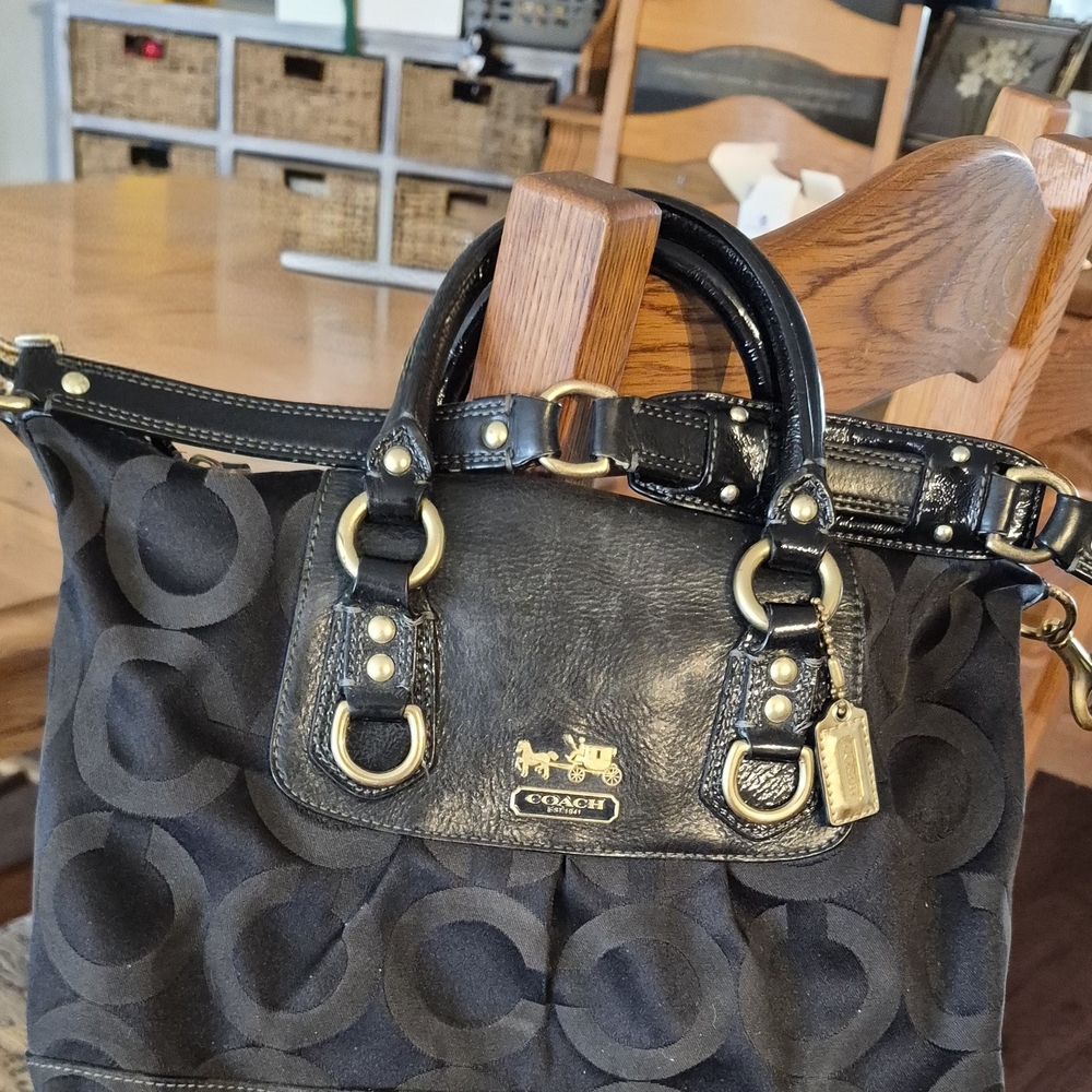 Coach Madison Op Art Sabrina Satchel